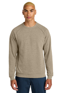 District Perfect Tri Fleece Crewneck Sweatshirt DT1304 - Desert Tan Heather