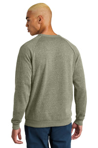 District Perfect Tri Fleece Crewneck Sweatshirt DT1304 - Military Green Frost Back