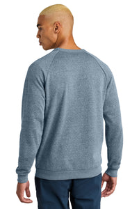 District Perfect Tri Fleece Crewneck Sweatshirt DT1304 - Navy Frost Back