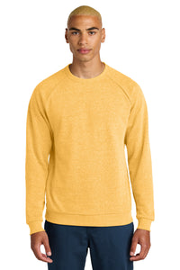 District Perfect Tri Fleece Crewneck Sweatshirt DT1304 - Ochre Yellow Heather