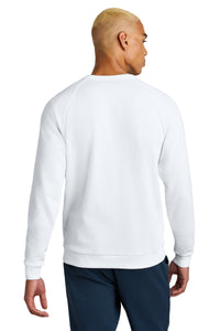 District Perfect Tri Fleece Crewneck Sweatshirt DT1304 - White Back