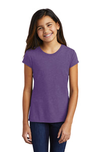 DISCONTINUED District  Girls Perfect Tri  Tee DT130YG - Purple Frost