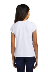DISCONTINUED District  Girls Perfect Tri  Tee DT130YG - White Back
