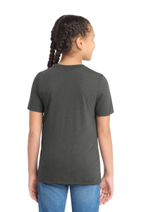 District  Youth Perfect Tri Tee - Charcoal Back