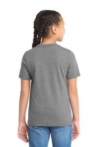 District  Youth Perfect Tri Tee - Grey Frost Back