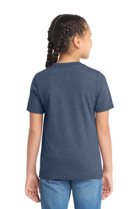 District  Youth Perfect Tri Tee - Navy Frost Back