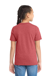 District  Youth Perfect Tri Tee - Red Frost Back
