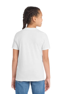 District  Youth Perfect Tri Tee - White Back
