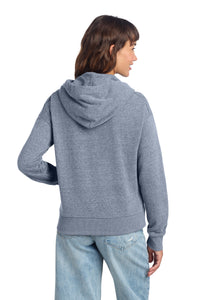 District Women's Perfect Tri Fleece 1/2-Zip Pullover DT1311 - Navy Frost Back
