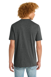 District   Perfect Tri V-Neck Tee - Black Frost Back
