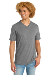 District   Perfect Tri V-Neck Tee - Grey Frost