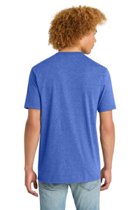 District   Perfect Tri V-Neck Tee - Royal Frost Back
