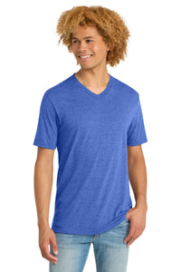 District   Perfect Tri V-Neck Tee - Royal Frost