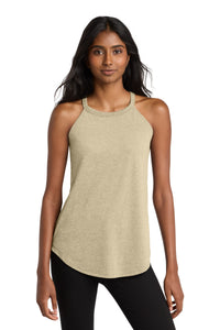 District   Women's Perfect Tri  Rocker Tank - Desert Tan Heather