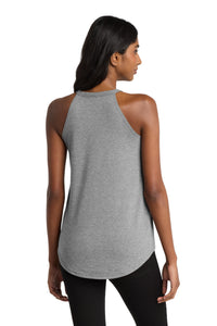 District   Women's Perfect Tri  Rocker Tank - Grey Frost Back