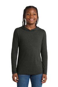 District  Youth Perfect Tri  Long Sleeve Hoodie DT139Y - Black Frost