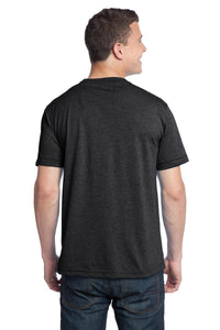 DISCONTINUED District - Young Mens Tri-Blend Crewneck Tee - Charcoal Heather Back