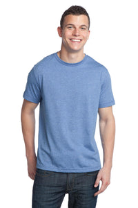 DISCONTINUED District - Young Mens Tri-Blend Crewneck Tee - Maritime Heather