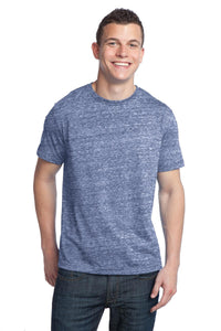 DISCONTINUED District - Young Mens Tri-Blend Crewneck Tee - Navy Heather