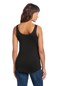 District Women's Perfect Tri Relaxed Tank DT151 - Black Back