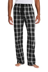 District Flannel Plaid Pant - Black