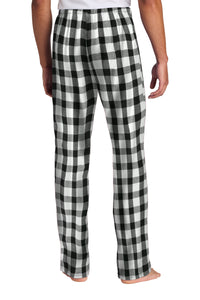 District Flannel Plaid Pant - Black/ White Buffalo Check Back