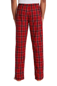 District Flannel Plaid Pant - New Red Back