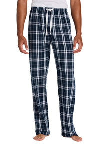 District Flannel Plaid Pant - True Navy