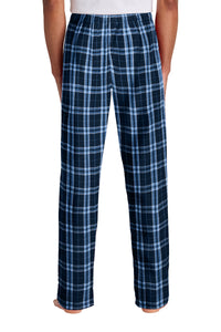 District Flannel Plaid Pant - True Navy/ Carolina Blue Back