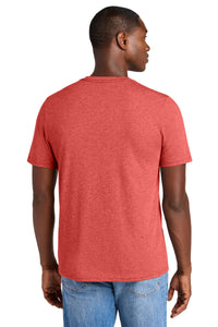 District Perfect Weight CVC Tee DT184 - Geranium Heather Back