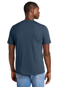 District Perfect Weight CVC Tee DT184 - Heathered Navy Back