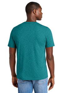 District Perfect Weight CVC Tee DT184 - Heathered Teal Back