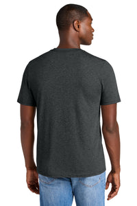 District Perfect Weight CVC Tee DT184 - Jet Black Heather Back