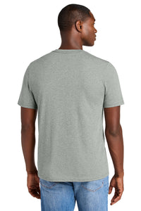 District Perfect Weight CVC Tee DT184 - Light Heather Grey Back