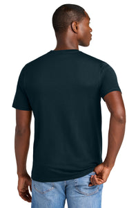 District Perfect Weight CVC Tee DT184 - Navy Blue Back