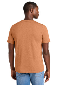 District Perfect Weight CVC Tee DT184 - Sienna Heather Back