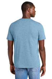 District Perfect Weight CVC Tee DT184 - Tundra Blue Heather Back