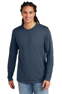 District Wash Long Sleeve Tee DT2103 - True Navy