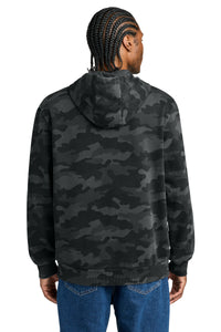 District Wash Camo Fleece Hoodie DT2200C - Black Back