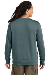 District Wash Fleece Crew DT2204 - Deep Steel Blue Back