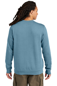 District Wash Fleece Crew DT2204 - Dusk Blue Back