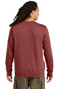 District Wash Fleece Crew DT2204 - Garnet Back