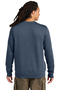 District Wash Fleece Crew DT2204 - True Navy Back