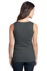 DISCONTINUED District - Juniors 1x1 Rib Tank - Charcoal Back