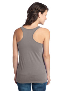 DISCONTINUED District - Juniors 60/40 Racerback Tank - Frost Grey Back