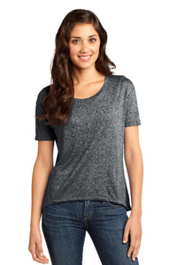 DISCONTINUED District - Juniors Microburn Hi/Lo Tee - Black