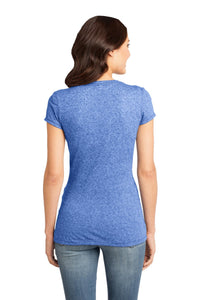 DISCONTINUED District - Juniors Microburn V-Neck Tee - Deep Royal Back