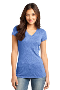 DISCONTINUED District - Juniors Microburn V-Neck Tee - Deep Royal
