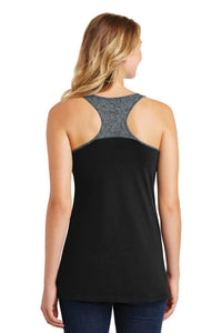 DISCONTINUED District Juniors Varsity Tank - Black/ Black Back
