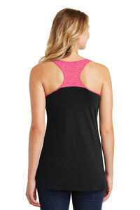 DISCONTINUED District Juniors Varsity Tank - Black/ Watermelon Back